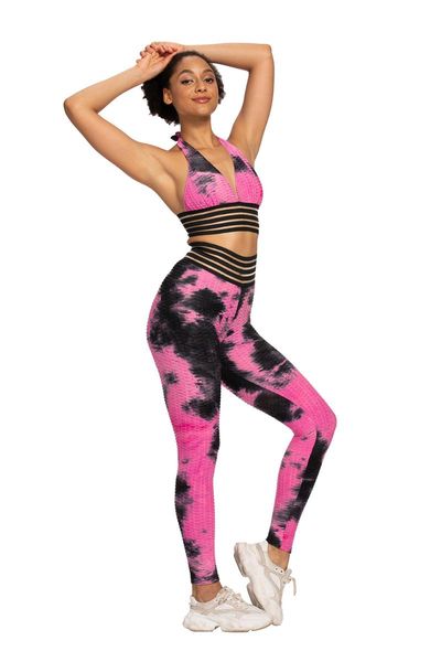 women fitness yoga outfits set high waist sports leggings jacquard thick tie-dye sportswear gym workout tracksuits, White;red
women fitness yoga outfits set high waist sports leggings jacquard thick tie-dye sportswear gym workout tracksuits, White;red