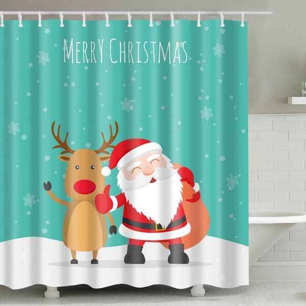 shower curtains 2021 christmas gift santa claus curtain washable eco-friendly waterproof for bathroom with plastic hook b1005
shower curtains 2021 christmas gift santa claus curtain washable eco-friendly waterproof for bathroom with plastic hook b1005