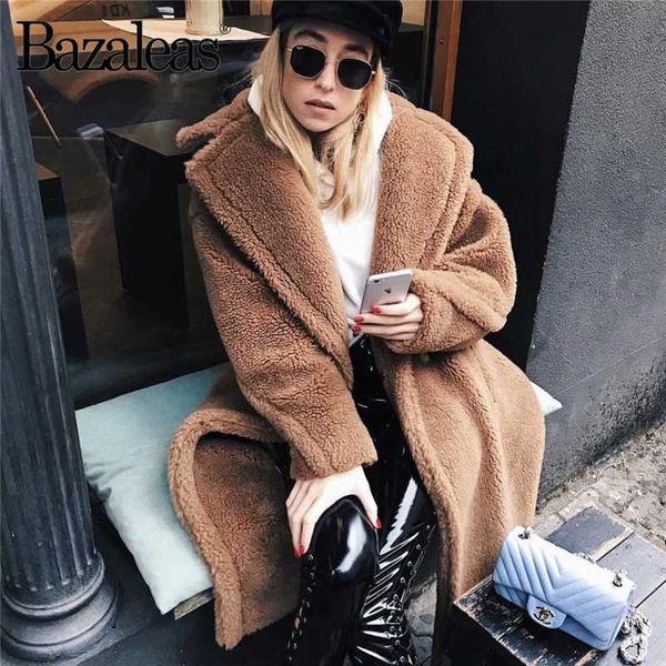 women's wool & blends bazaleas european and american outwear fashion sheep wool coat warm long sleeve winter women harajuku c50v, Black
women's wool & blends bazaleas european and american outwear fashion sheep wool coat warm long sleeve winter women harajuku c50v, Black