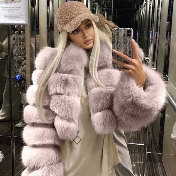 women's fur & faux zoki 2021 winter thick warm coat women long sleeve aesthetic white fake jackets female plus size overcoat fashion au, Black
women's fur & faux zoki 2021 winter thick warm coat women long sleeve aesthetic white fake jackets female plus size overcoat fashion au, Black