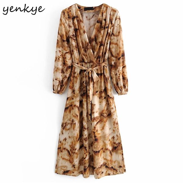 spring autumn women vintage animal print cross v neck long sleeve sashes a-line casual dress plus size robe 210514, Black;gray
spring autumn women vintage animal print cross v neck long sleeve sashes a-line casual dress plus size robe 210514, Black;gray