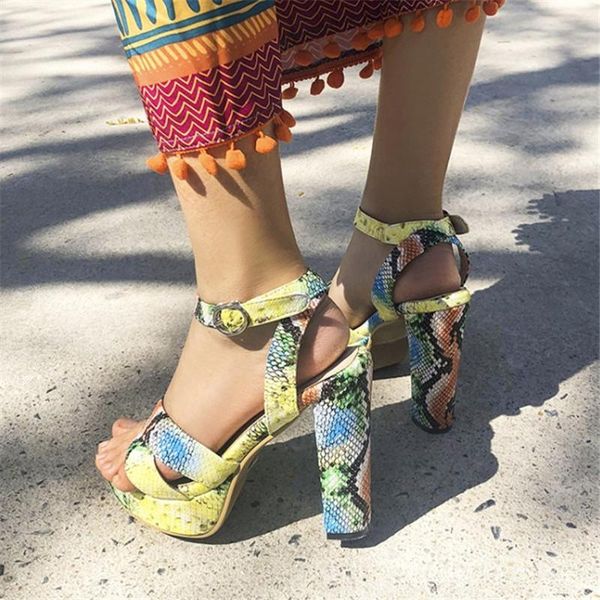 plus size 34-43 women bohemia sandals chunky block high heels open toe ankle strap snake print party office lady shoes, Black
plus size 34-43 women bohemia sandals chunky block high heels open toe ankle strap snake print party office lady shoes, Black