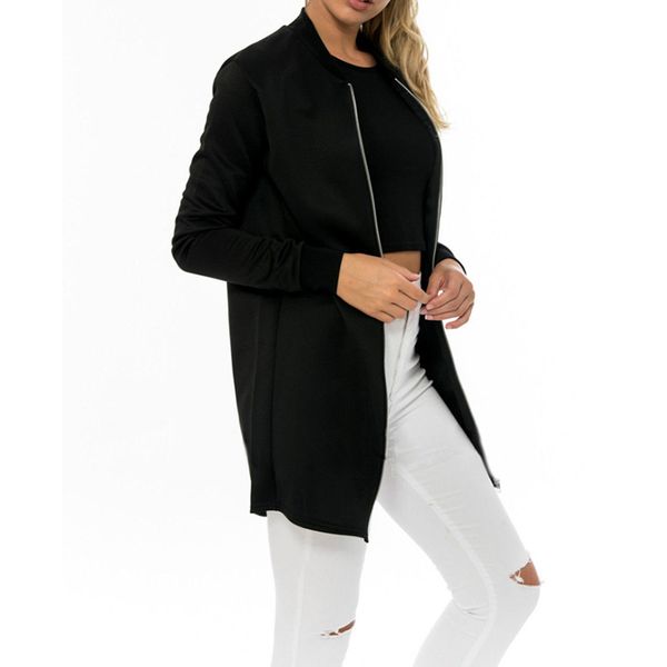 autumn fashion ladies long stand collar solid brief cardigan jackets coat women thin slim outwear, Black;brown
autumn fashion ladies long stand collar solid brief cardigan jackets coat women thin slim outwear, Black;brown