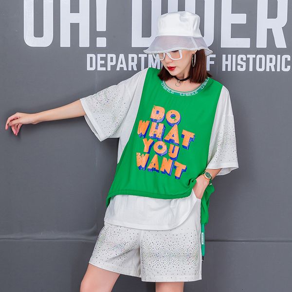 t shirt ladies 2021 summer knitted letters sequins lace-up casual vest women short-sleeved t-shirt, White
t shirt ladies 2021 summer knitted letters sequins lace-up casual vest women short-sleeved t-shirt, White