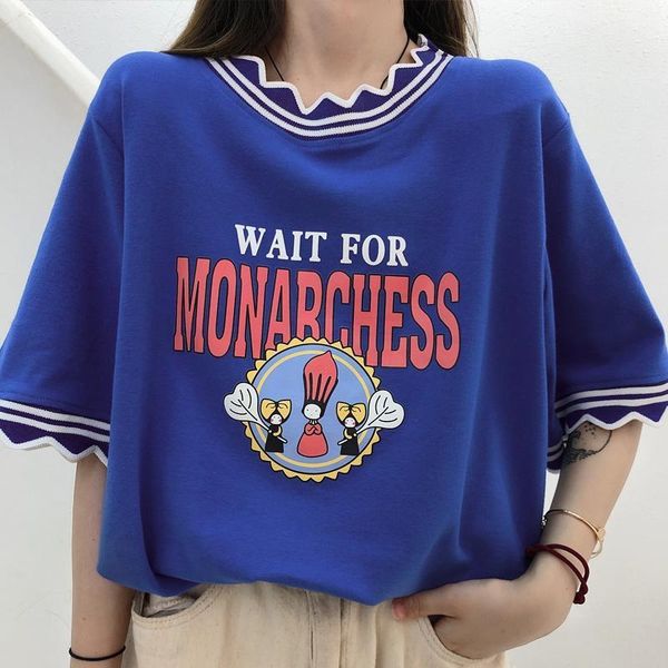 women's t-shirt super chic collar fun print t shirts women kawaii clothes graphic tee harajuku fashion teens girls summer korean trend, White
women's t-shirt super chic collar fun print t shirts women kawaii clothes graphic tee harajuku fashion teens girls summer korean trend, White
