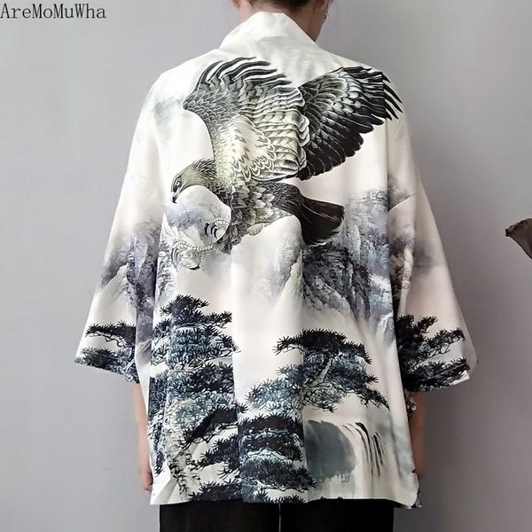 men's jackets aremomuwha 2021 summer chinese style landscape scorpion loose seven-point sleeve sun protection clothing cardigan short c, Black;brown
men's jackets aremomuwha 2021 summer chinese style landscape scorpion loose seven-point sleeve sun protection clothing cardigan short c, Black;brown