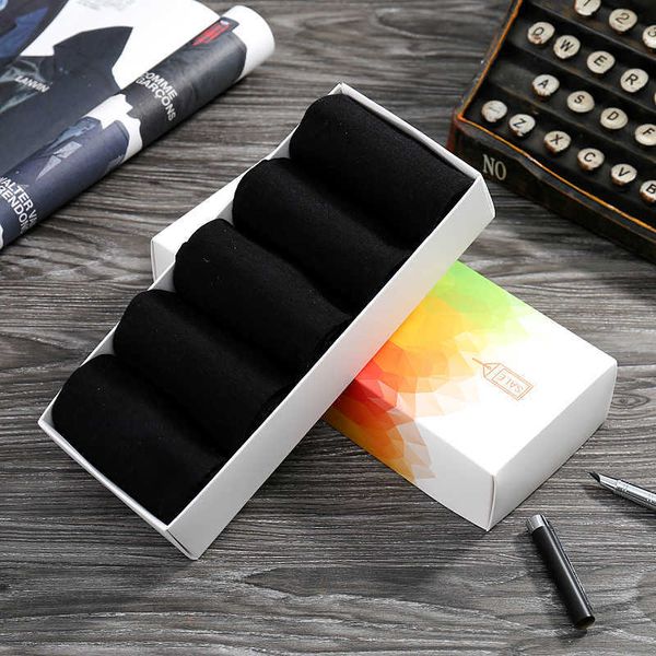 emilback 5 prs/lot mens business dress black work long bamboo socks very soft antibacterial big size breathable 210727
emilback 5 prs/lot mens business dress black work long bamboo socks very soft antibacterial big size breathable 210727