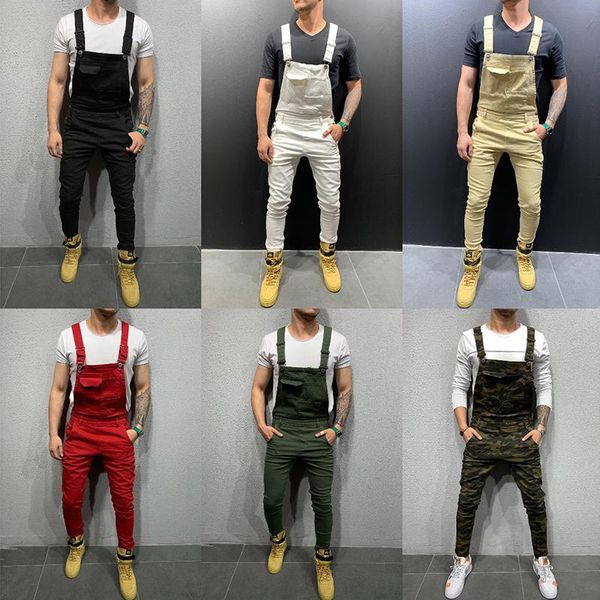 jeans overalls mens ripped jumpsuit man fashion work pants streetwear slim denim trousers men men's, Black
jeans overalls mens ripped jumpsuit man fashion work pants streetwear slim denim trousers men men's, Black