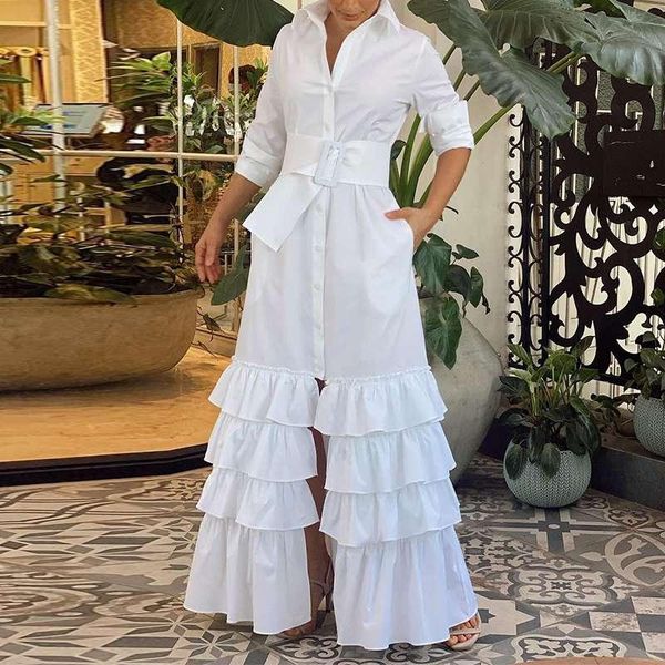 casual dresses vonda shirt dress autumn party maxi ladies long sleeve solid bohemian vestidos women ruffled lapel button down sundress, Black;gray
casual dresses vonda shirt dress autumn party maxi ladies long sleeve solid bohemian vestidos women ruffled lapel button down sundress, Black;gray