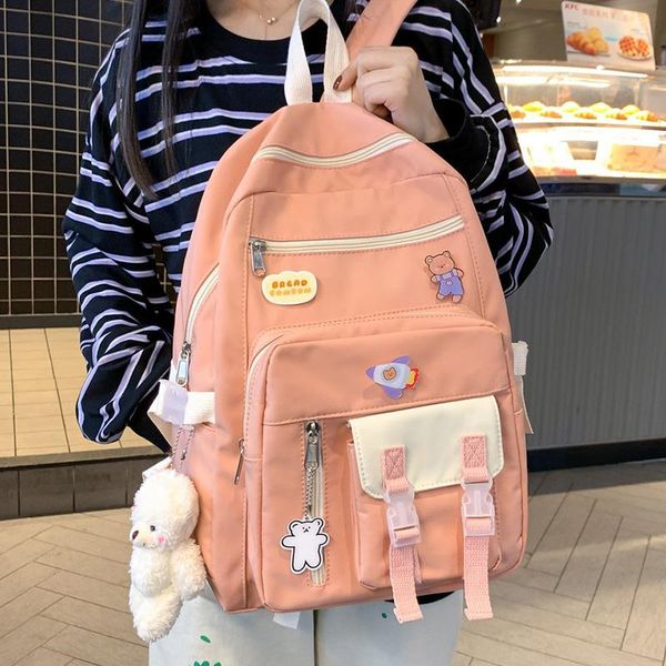 backpack lady nylon cartoon badge kawaii female school bag mesh girl book cute women student net fashion trendy 50
backpack lady nylon cartoon badge kawaii female school bag mesh girl book cute women student net fashion trendy 50
