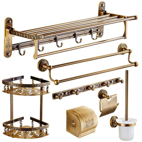 bath accessory set bathroom accessories antique carved bronze aluminum storage rack towel tissue holder toilet brush
bath accessory set bathroom accessories antique carved bronze aluminum storage rack towel tissue holder toilet brush
