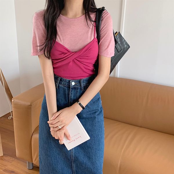 pink woman tshirts solid short summer o-neck casual pullover fashion korean clothing new comfortable vintage top, Black;gray
pink woman tshirts solid short summer o-neck casual pullover fashion korean clothing new comfortable vintage top, Black;gray