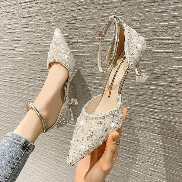 dress shoes korean evening fashion with a word belt hollow high-heeled spring 2021 pointed bridesmaid wedding, Black
dress shoes korean evening fashion with a word belt hollow high-heeled spring 2021 pointed bridesmaid wedding, Black