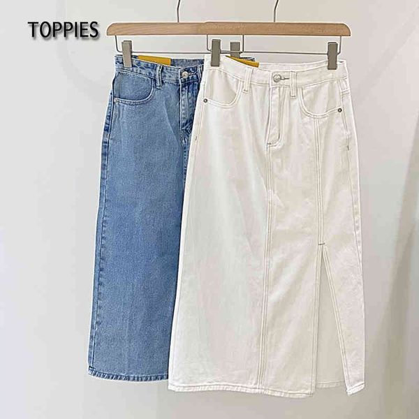 ies white denim skirts women high waist straight skirts side split streetwear midi-length 210412, Black
ies white denim skirts women high waist straight skirts side split streetwear midi-length 210412, Black