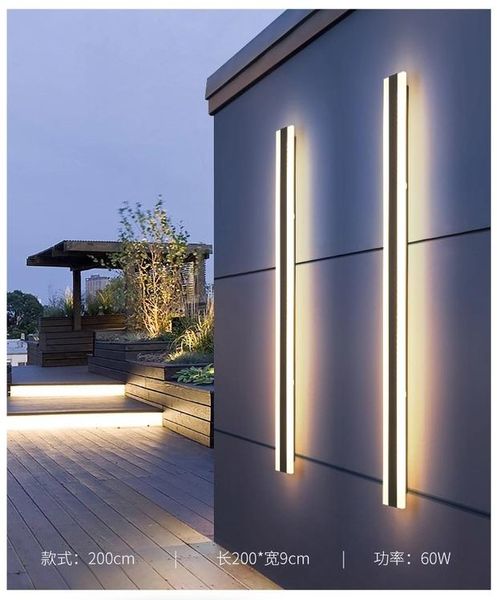 outdoor wall lamps light led waterproof lamp ip65 aluminum long for garden villa porch luminaire
outdoor wall lamps light led waterproof lamp ip65 aluminum long for garden villa porch luminaire