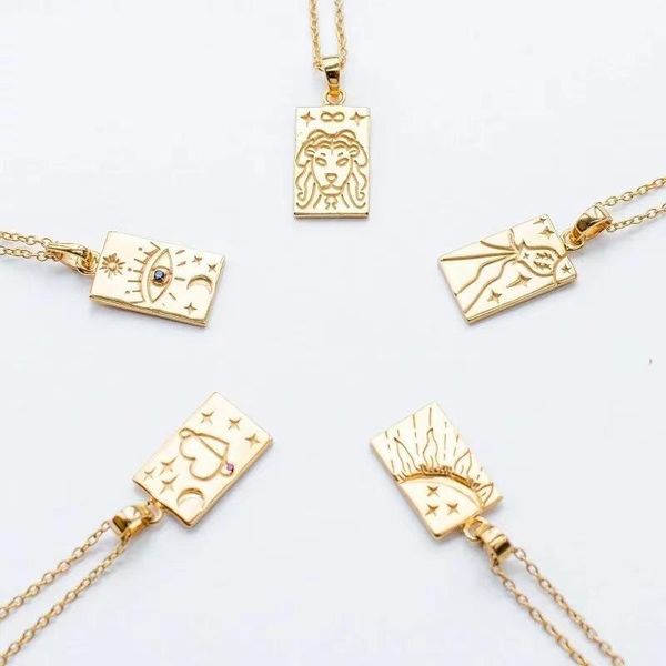 chains tarot necklaces creative necklace woman fashion sun lion water bottle clavicle chain pendant gold color kpop alloy oorbellen, Silver
chains tarot necklaces creative necklace woman fashion sun lion water bottle clavicle chain pendant gold color kpop alloy oorbellen, Silver
