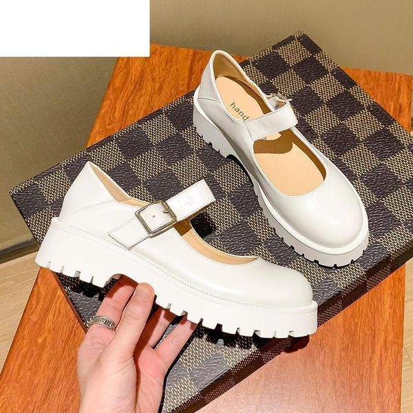 dress shoes women's thick bottom 2021 summer genuine leather mary jane female fashion retro lady student girl, Black
dress shoes women's thick bottom 2021 summer genuine leather mary jane female fashion retro lady student girl, Black
