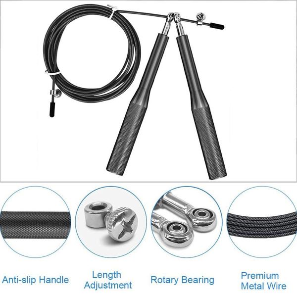 jump ropes professional skipping speed rope fitness exercise boxing training