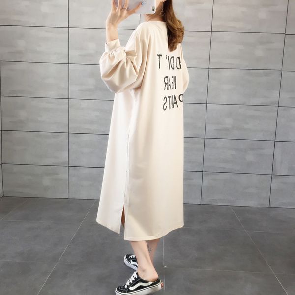 casual dresses cotton polyester fall wear long sleeves tshirt korean dress loose letter print simple clothes harajuku ladies 0g8p, Black;gray
casual dresses cotton polyester fall wear long sleeves tshirt korean dress loose letter print simple clothes harajuku ladies 0g8p, Black;gray