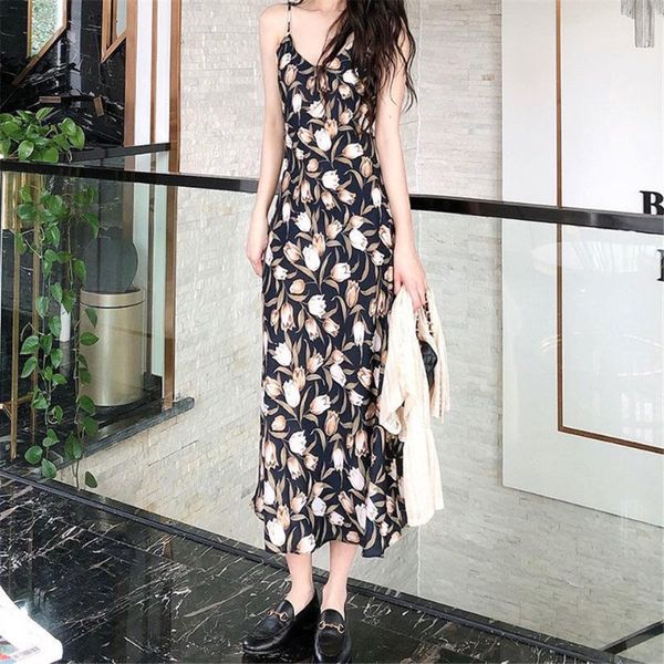 casual dresses boho retro spaghetti strap chiffon beach dress women summer floral print big swing party vestidos female, Black;gray
casual dresses boho retro spaghetti strap chiffon beach dress women summer floral print big swing party vestidos female, Black;gray