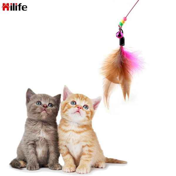 cat toys funny with small bell feathers pet supplies cute colorful cats interactive stick plastic rod wand
cat toys funny with small bell feathers pet supplies cute colorful cats interactive stick plastic rod wand