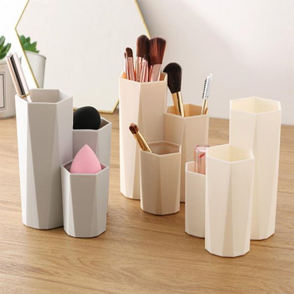 bathroom storage & organization 3 lattices cosmetic make-up brush box makeup polish holder make up tools pen rack table organizer
bathroom storage & organization 3 lattices cosmetic make-up brush box makeup polish holder make up tools pen rack table organizer