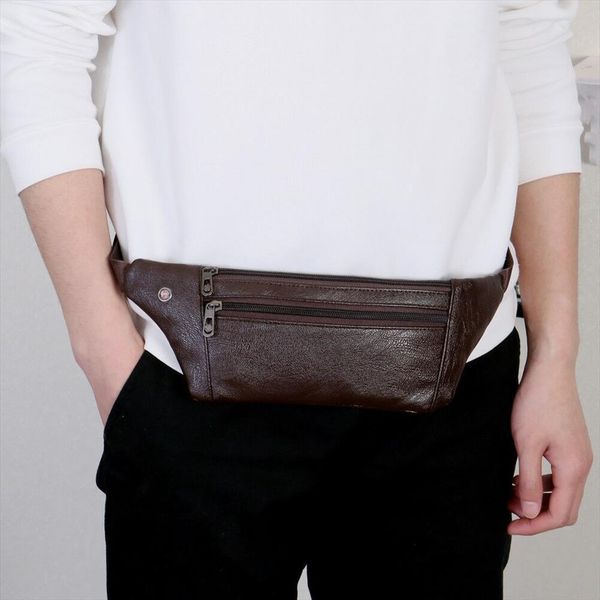 fanny pack men streetwear leather solid color mini waist belt bags purse hip small travel pouch uomo heuptas
fanny pack men streetwear leather solid color mini waist belt bags purse hip small travel pouch uomo heuptas