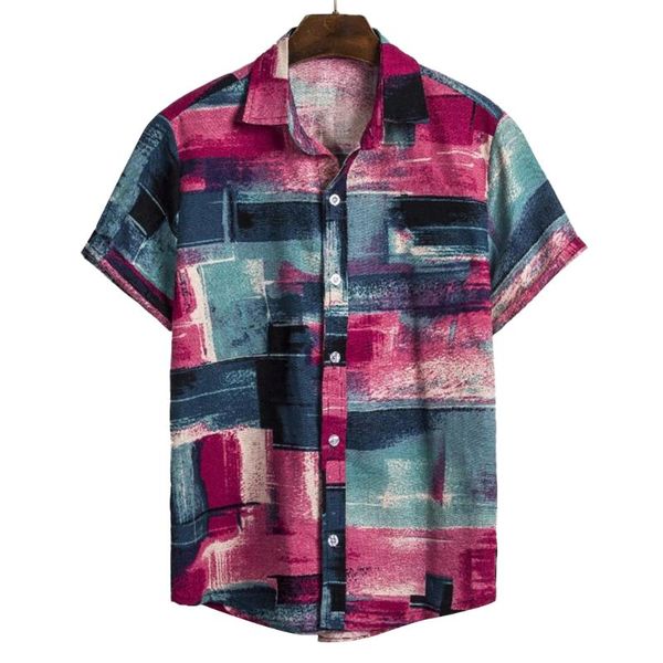 men shirts vintage trun-down collar short sleeve print casual shirt clothing summer beachwear button 2021 men's, White;black
men shirts vintage trun-down collar short sleeve print casual shirt clothing summer beachwear button 2021 men's, White;black