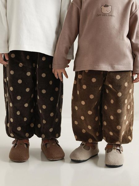 trousers girls' polka dot corduroy pants retro autumn 2021 baby children casual, Blue
trousers girls' polka dot corduroy pants retro autumn 2021 baby children casual, Blue