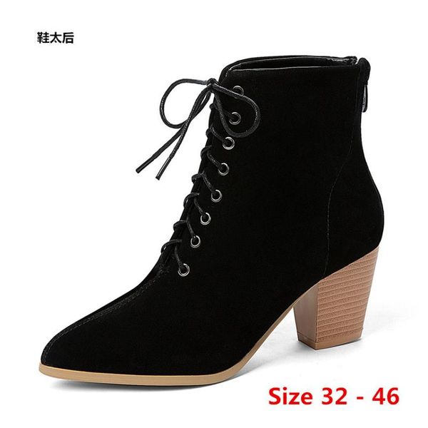 boots woman high heel heels for women shoes spring autumn ankle booties female small big size 32 - 46, Black
boots woman high heel heels for women shoes spring autumn ankle booties female small big size 32 - 46, Black