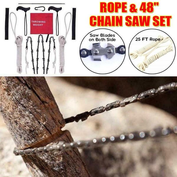 hand tools high reach chain saw rope 48 inch cutter tool kit both sides 64 sections 42 blades wood outdoor camping
hand tools high reach chain saw rope 48 inch cutter tool kit both sides 64 sections 42 blades wood outdoor camping