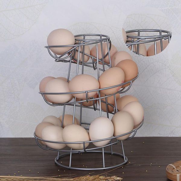 egg basket spiraling dispenser rack storage organizer display holder keeper kitchen & organization
egg basket spiraling dispenser rack storage organizer display holder keeper kitchen & organization