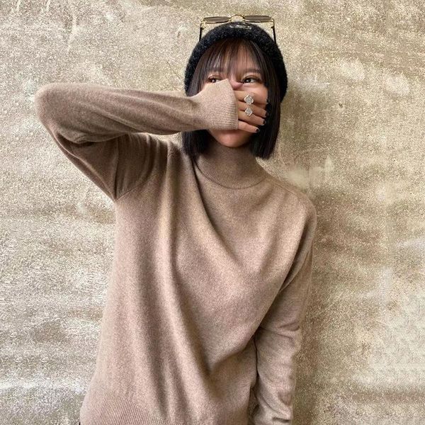 cardigan women's fall/winter high-neck sweaters, base, simple long sleeves, loose pullover women sweaters, White;black
cardigan women's fall/winter high-neck sweaters, base, simple long sleeves, loose pullover women sweaters, White;black