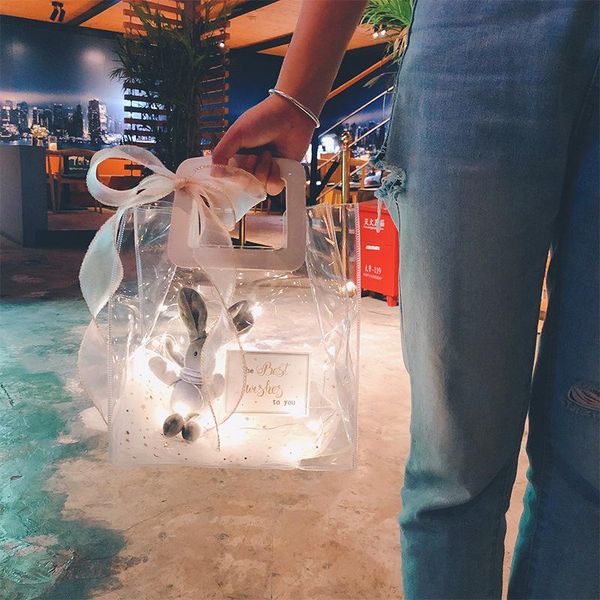 transparent baking crystal handbag pvc valentine's day gift bag wedding candy flower bundle wrap
transparent baking crystal handbag pvc valentine's day gift bag wedding candy flower bundle wrap