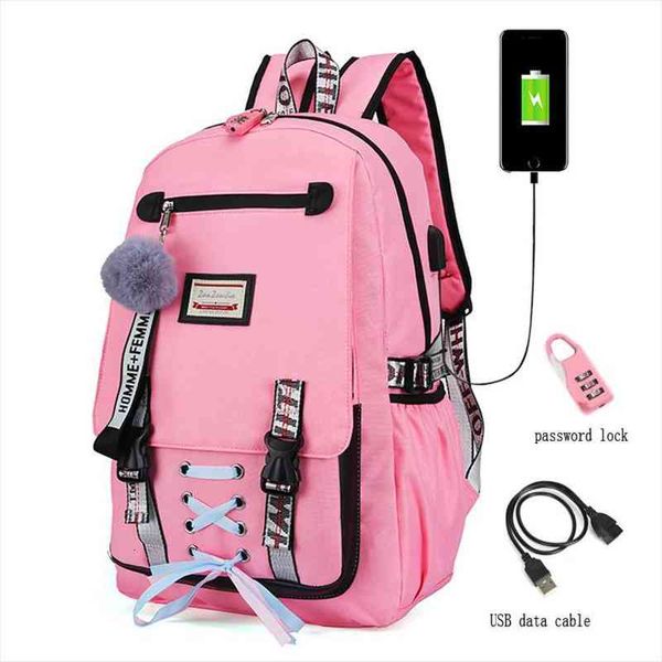 woman usb charging school bag anti-theft teenager school bags for girls backpack mochila infantil escolar bookbag canvas
woman usb charging school bag anti-theft teenager school bags for girls backpack mochila infantil escolar bookbag canvas