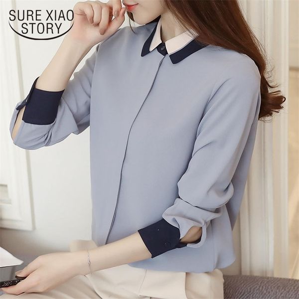 spring chiffon female blouses women fashion casual long sleeved elegant slim full shirts d471 30 210506, White
spring chiffon female blouses women fashion casual long sleeved elegant slim full shirts d471 30 210506, White