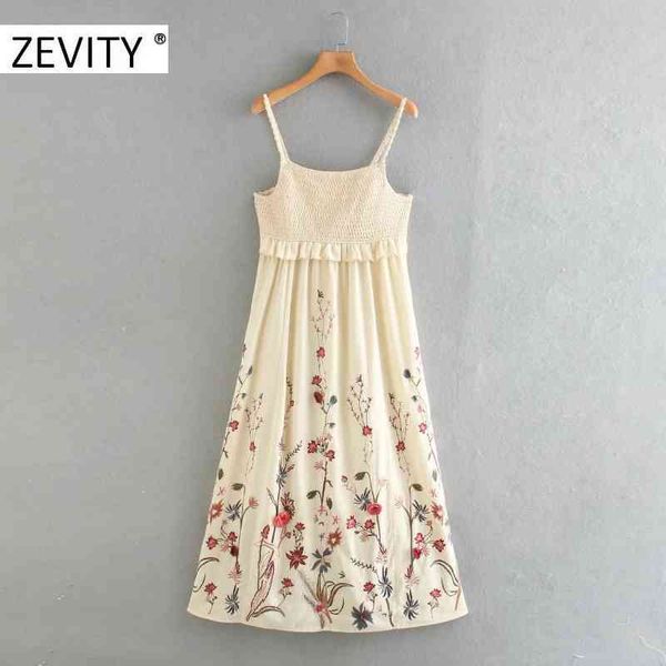 zevity women vintage flower embroidery elastic ruffles sling midi dress chic female crochet patchwork casual slim dresses ds4389 210419, Black;gray
zevity women vintage flower embroidery elastic ruffles sling midi dress chic female crochet patchwork casual slim dresses ds4389 210419, Black;gray