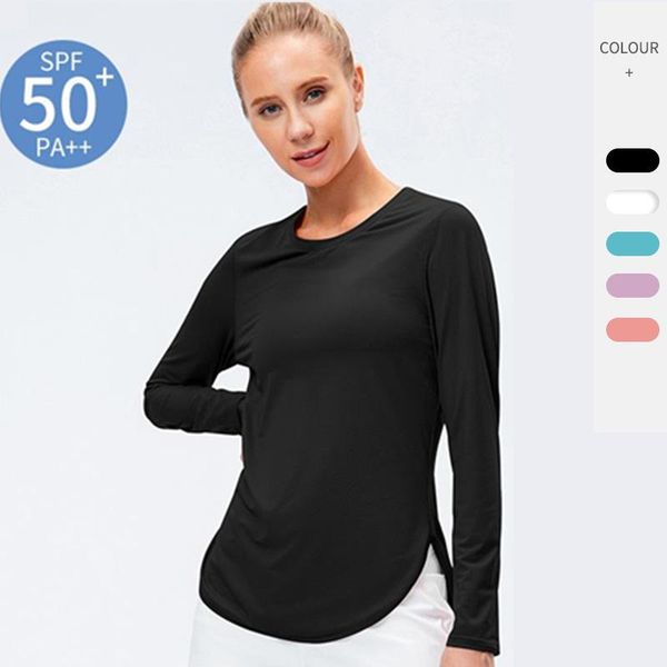 running jerseys women's quick dry yoga side split sports long sleeve breathable gymfitness loose sportswear sweatshirt tee, Black;blue
running jerseys women's quick dry yoga side split sports long sleeve breathable gymfitness loose sportswear sweatshirt tee, Black;blue