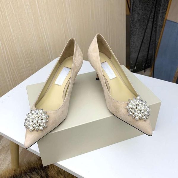 dress shoes 2021 pearl buckle single women's fine heel suede versatile frosted mesh red middle pointed high heels wed, Black
dress shoes 2021 pearl buckle single women's fine heel suede versatile frosted mesh red middle pointed high heels wed, Black