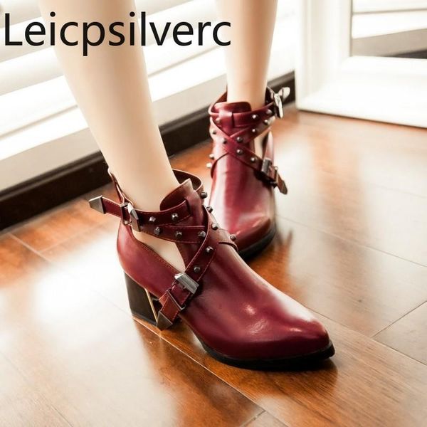 dress shoes pumps spring and autumn the fashion pointed buckle metal decoration thick heel mid women's plus size 32-43, Black
dress shoes pumps spring and autumn the fashion pointed buckle metal decoration thick heel mid women's plus size 32-43, Black