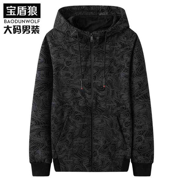 spring and autumn thin men's pure cotton sports hooded cardigan plus enlarged guy camouflage sweater fat man coat, Black
spring and autumn thin men's pure cotton sports hooded cardigan plus enlarged guy camouflage sweater fat man coat, Black