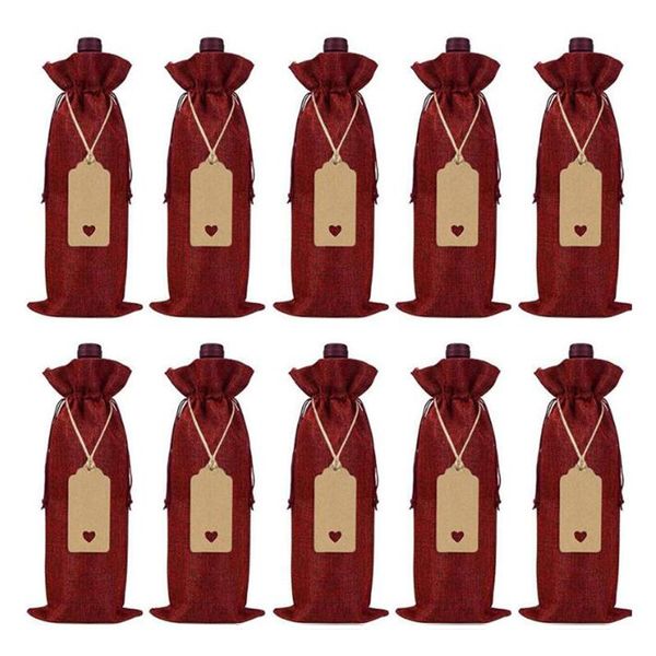 1pc christmas wine drawstring beam pocket gift bottle burlap champagne dust jacket home decoration wrap
1pc christmas wine drawstring beam pocket gift bottle burlap champagne dust jacket home decoration wrap