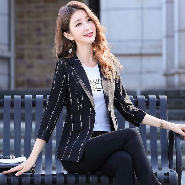 women's suits & blazers 2021 spring and autumn korean style small suit jacket ladies all-match casual, White;black
women's suits & blazers 2021 spring and autumn korean style small suit jacket ladies all-match casual, White;black