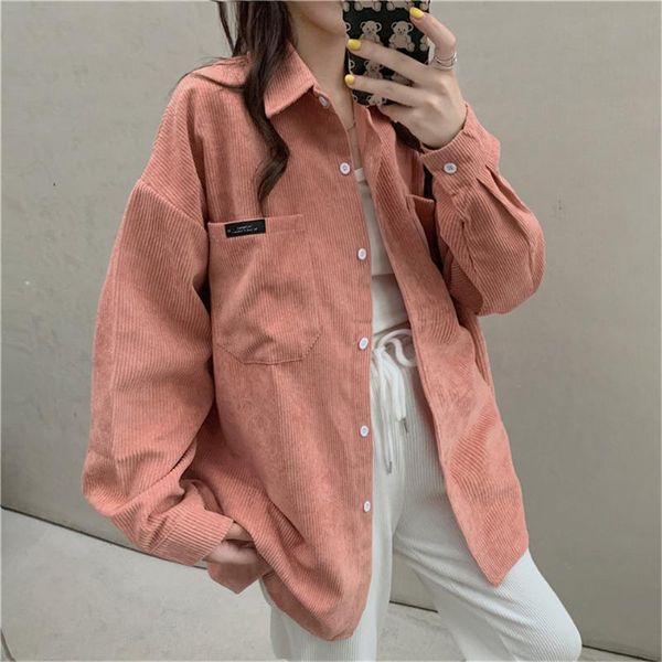 women's blouses & shirts loose thick corduroy blouse women shirt autumn workwear korea fashion streetwear blusa elegant office lady, White
women's blouses & shirts loose thick corduroy blouse women shirt autumn workwear korea fashion streetwear blusa elegant office lady, White
