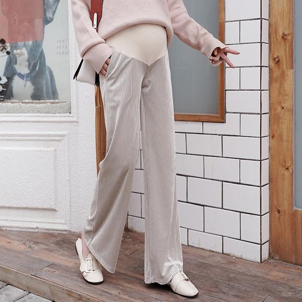 fashion pregnant women wide-legged pants long loose casual straight canister maternity work trousers wholesale bottoms, White
fashion pregnant women wide-legged pants long loose casual straight canister maternity work trousers wholesale bottoms, White