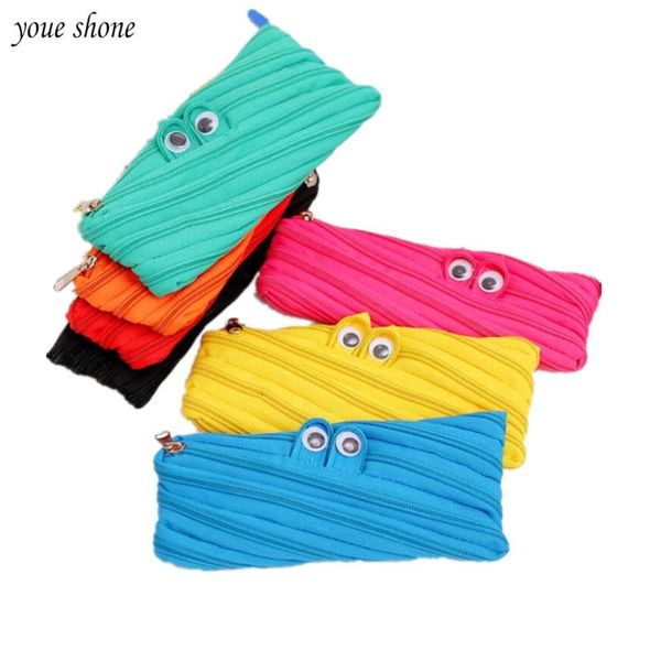 1pcs/lot student stationery zipper big eyes pen bag coin pocket pencil case chancery penalty bags
1pcs/lot student stationery zipper big eyes pen bag coin pocket pencil case chancery penalty bags