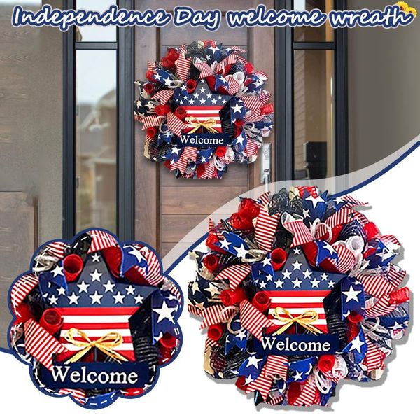 decorative flowers & wreaths independence day wreath porch decoration front door outdoor hanging decor party
decorative flowers & wreaths independence day wreath porch decoration front door outdoor hanging decor party