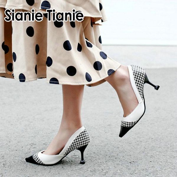 dress shoes sianie tianie 2021 houndstooth plaid checked slip-on woman sweet female pumps strange high heels for women, Black
dress shoes sianie tianie 2021 houndstooth plaid checked slip-on woman sweet female pumps strange high heels for women, Black