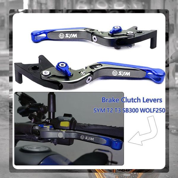 motorcycle brakes for sym t2 t3 sb300 wolf250 t2/t3 sb 300 wolf 250 cnc adjustable folding extendable brake clutch lever with logo
motorcycle brakes for sym t2 t3 sb300 wolf250 t2/t3 sb 300 wolf 250 cnc adjustable folding extendable brake clutch lever with logo