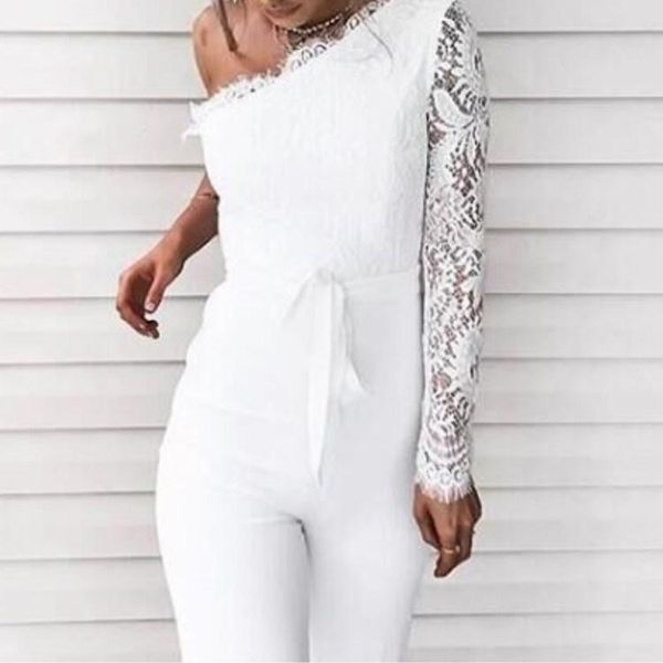 women's jumpsuits & rompers arrival women patchwork lace spring lace-up one shoulder long sleeve white, Black;white
women's jumpsuits & rompers arrival women patchwork lace spring lace-up one shoulder long sleeve white, Black;white